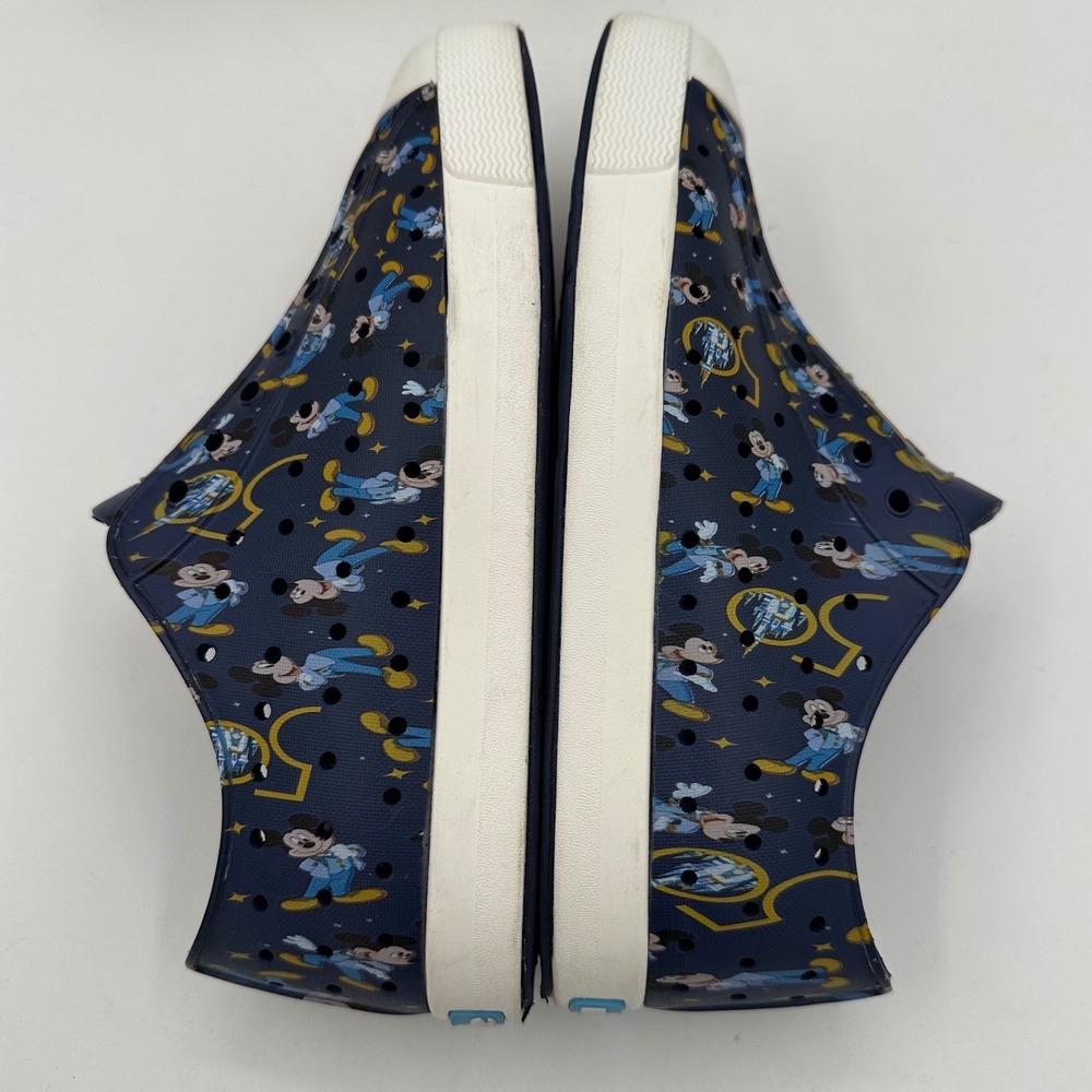 NATIVE x DISNEY Mickey Mouse Disney World 50th Anniversary Jefferson Shoes  J3 - Picture 8 of 12